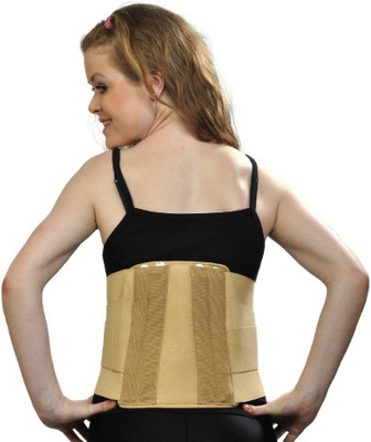 Vitane Perfekt Contoured Lumbar Sacro Support Lumbar Support (L, Beige)