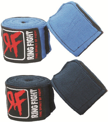 

Ring Fight Black/Blue Combo Wrist Support (XL, Multicolor)