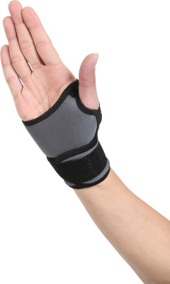 

Stay-Fit Supports Nano Bamboo Charcoal Wrist Support (M, Black, Grey)
