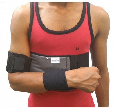 

Wonder Care Full Elastic Immoblizer Shoulder Support (L, Black)