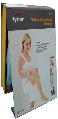 

Tynor Medical Compression Stockings Thigh Support(White, Beige