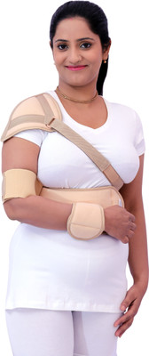 

AEPITO ELASTICS SHOULDER IMMOBILIZER RING TYPE Shoulder Support (, Beige