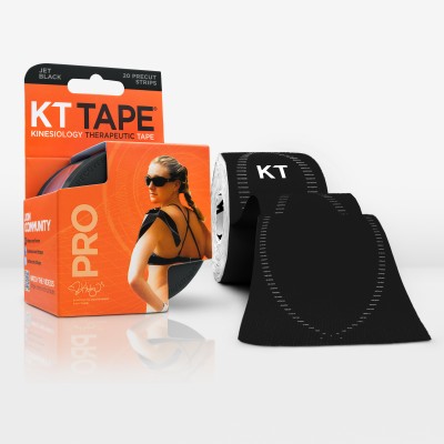 

KT TAPE Pro Pre-Cut 20 Strip Synthetic Jet Black Wrist Support