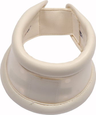 

SafeAnBTouch Cervical Collar Hard Adjustable Neck Support (XL, Beige)