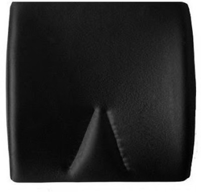 Relief Back Support with Lumbar Punch Back Support, Black