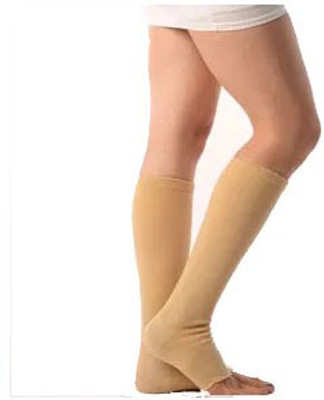 

Vissco Medical Compression Stockings-Below Knee Support, Beige
