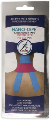 

Nano-Tape Pre-Cut Kinesiology - Neck Neck Support (, Blue, Pink