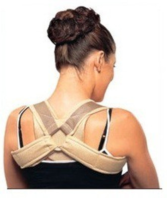 Mvon Clavical Brance With Buckle Shoulder Support, Beige