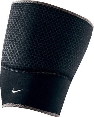 Nike Thigh Sleeve Thigh Support, Black;dark charcoal