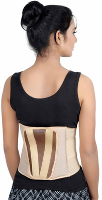 

Wonder Care Lumbo Sacral Keeper Spinal Belt(2 tempered steel bars) Back Support (M, Beige)