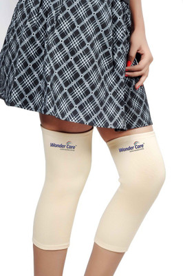 

Wonder Care Patella cap Sleeve(Pair) Knee Support (XL, Beige)