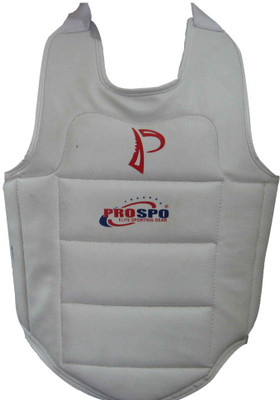 

Prospo karate chest guard (L, White)