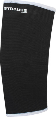 Strauss Slip In Elbow Support(Black, Black;white