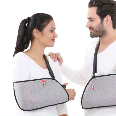 

AGOC-Ozone AGOC-Ozone-Pouch Arm Sling Netted Baggy Spl-PA05- Hand Support, Grey
