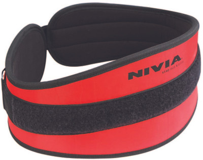 

Nivia Training Belt Back Support, Red;black
