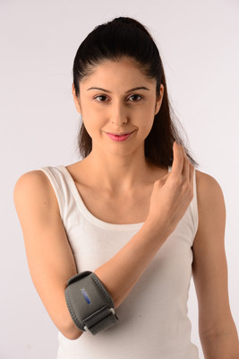 Vissco Tennis - Pressure Pad Elbow Support (Free Size, Grey) available at flipkart for Rs.190