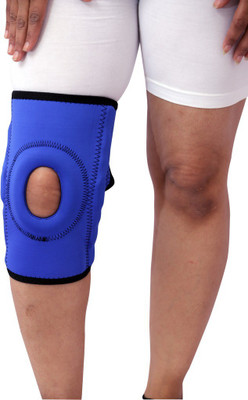 

AEPITO Knee Cap Hinged With Open Patella Gel Pad Knee Support (, Navy Blue