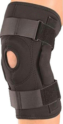 

Z-Support Hinged Brace with Patella Opening & Metal Hinges Knee Brace With Size chart (  ) Knee Support (, Black