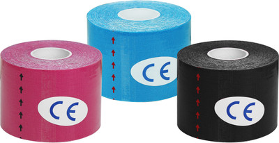 

A-TAPE Kinesiology Tape Knee, Calf & Thigh Support, Black;blue;pink