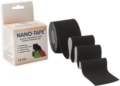 

Nano-Tape Synthetic Kinesiology Knee, Calf & Thigh Support (, Black