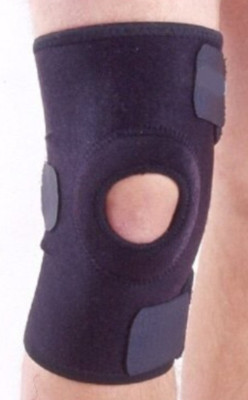 

Surya Enterprises Open Knee Support, Black