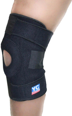 

YC Open Patella Knee Support, Black