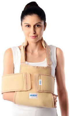 

Vissco Universal Shoulder Immobilizer M Shoulder Support (M, Beige, Grey)