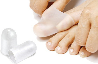 

Relief Silicone Toe Cap Foot Support (L, White)