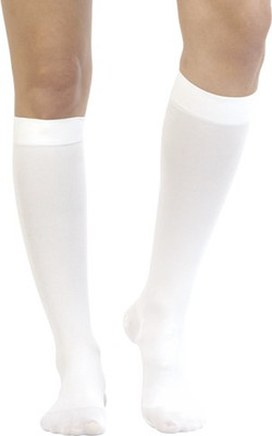 

Flamingo Anti Embolism Below Knee Stockings Knee, Calf & Thigh Support, White