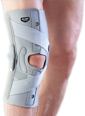 Dr.Med Hinged Right Mcl Knee Support, Brown