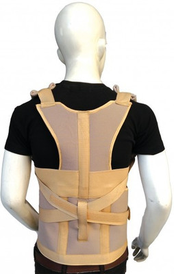 

Wonder Care Dorsolumbar Posture Corrector Spinal Scoliosis Brace Belt Back Support (XL, Beige)