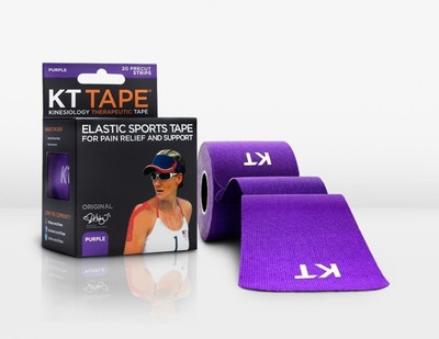 

KT TAPE Original Pre-Cut 20 Strip Cotton Purple Wrist Support