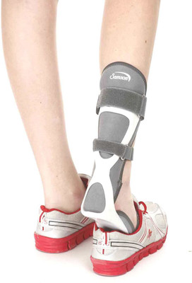 

Samson Foot Drop Splint Left Foot Support, White;grey
