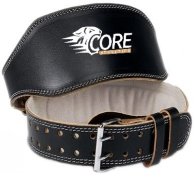 

Core Athletics Squat Belt Knee, Calf & Thigh Support (XL, Black)