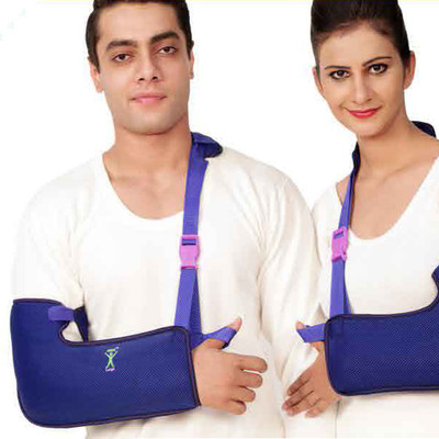

AGOC-Ozone AGOC-Ozone-Pouch Arm Sling Netted R-PA04-M-Blue Hand Support (M, Blue)