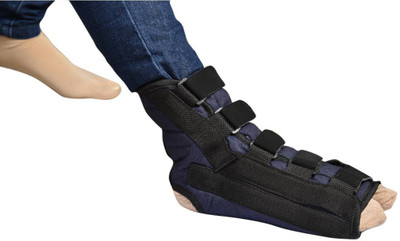 

Jsb BS58 2in1 Ankle Binder Brace : Immobilizer and Regular ( Shoe Size 8) Ankle Support, Black