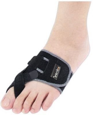 BodyVine Bunion Aligner-Left Foot Support (S, Black)