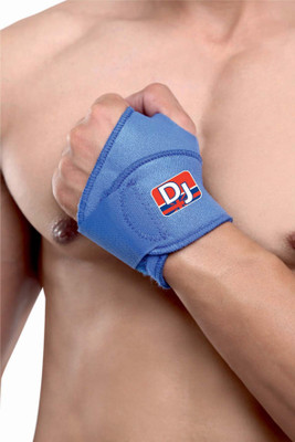 

DJ Support Wrist Wrap Wrist Support (Free Size, Blue)