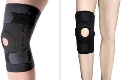 Sports Solutions Combo Of 2 Pcs Open Patela With Stays Knee Support