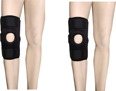 

Applikon Combo Of Open Patela Without Hinz Knee Support, Black