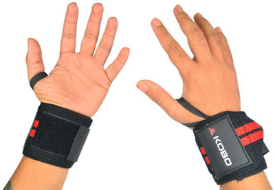 Kobo Pro Weight Lifting Straps Wrist Support (L, Assorted) available at flipkart for Rs.249