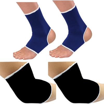 

Golddust Sport Stretch Band Elbow & Ankle Support, Multicolor