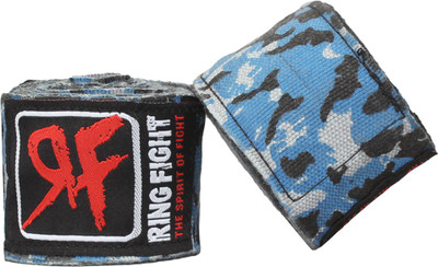 

Ring Fight Hand Wrap Camo Contendor Wrist Support (XL, Blue)