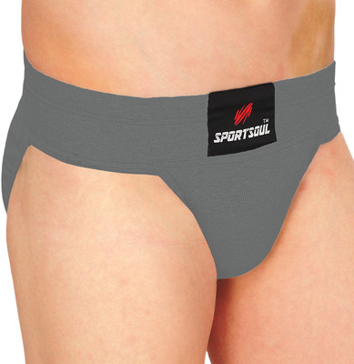 

SportSoul Cotton Gym & Athletic Abdomen Support (XL, Dark Grey), Grey;black