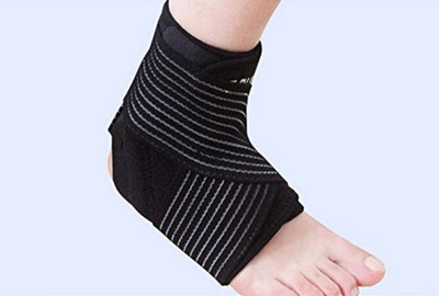 

JoyFit One Pair Premium Elbow & Ankle Support (Free Size, Black)