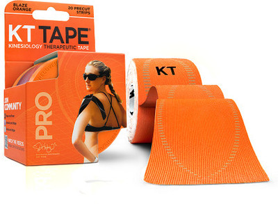 

KT TAPE Pro Pre-Cut 20 Strip Synthetic Blaze Foot Support, Orange