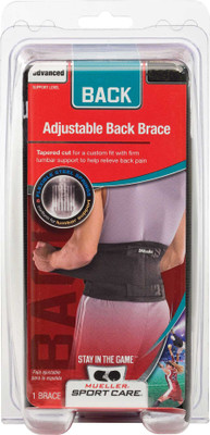 

Mueller Adjustable Back Brace Back Support, Grey