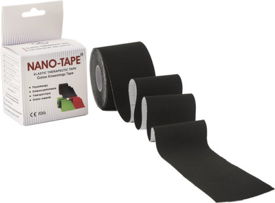 

Nano-Tape Cotton Kinesiology Knee, Calf & Thigh Support (, Black