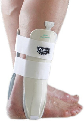Dr.Med A016 Stirrup Brace U Ankle Support, White