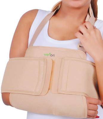

Wellon Universal Shoulder Immobilizer Shoulder Support (XL, Beige)
